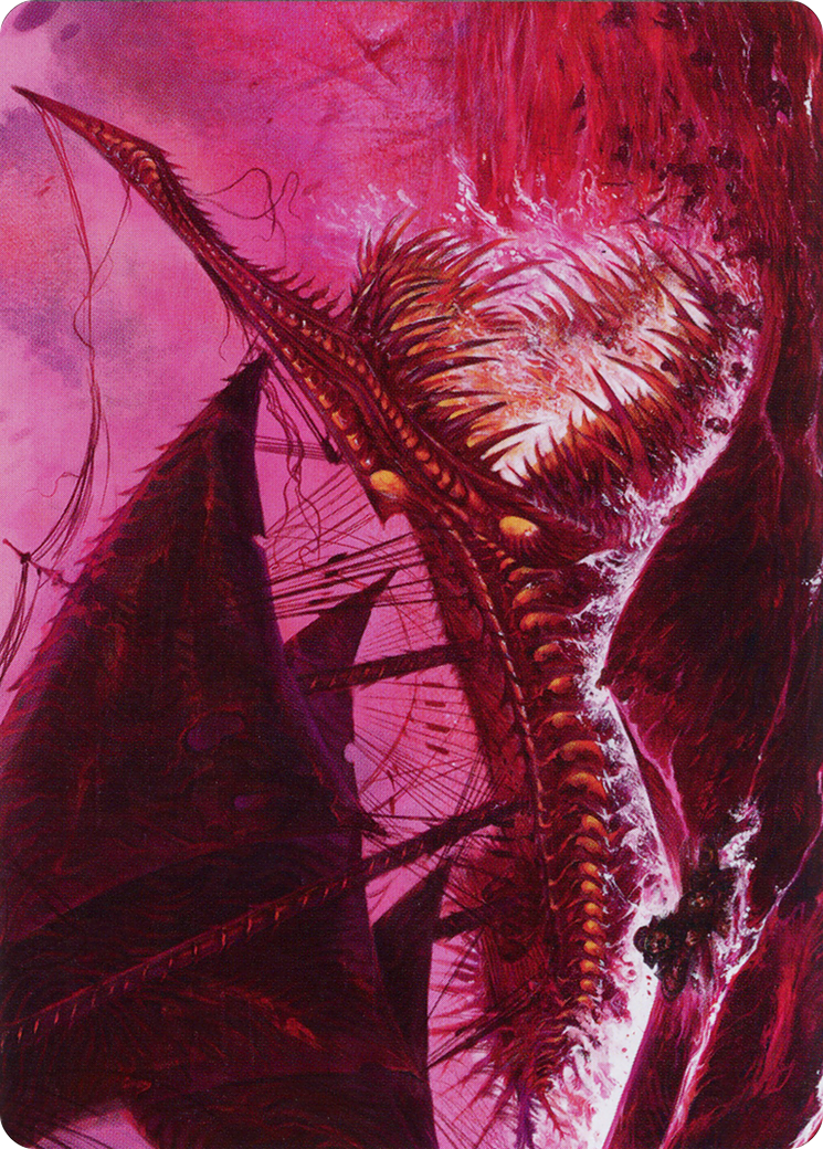 Marauding Dreadship Art Card [March of the Machine Art Series] | Jomio and Rueliete's Cards and Comics