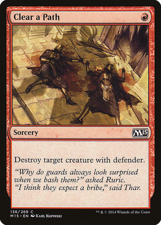 Clear a Path [Magic 2015] | Jomio and Rueliete's Cards and Comics