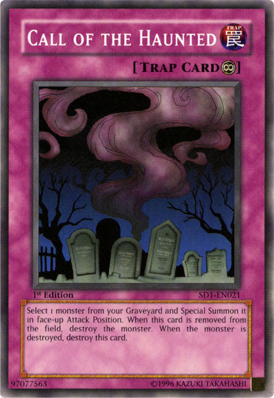Call of the Haunted [SD1-EN021] Common | Jomio and Rueliete's Cards and Comics