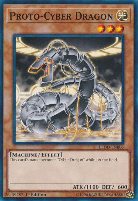 Proto-Cyber Dragon [LEDD-ENB05] Common | Jomio and Rueliete's Cards and Comics