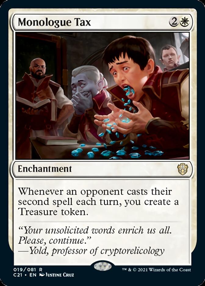 Monologue Tax [Commander 2021] | Jomio and Rueliete's Cards and Comics