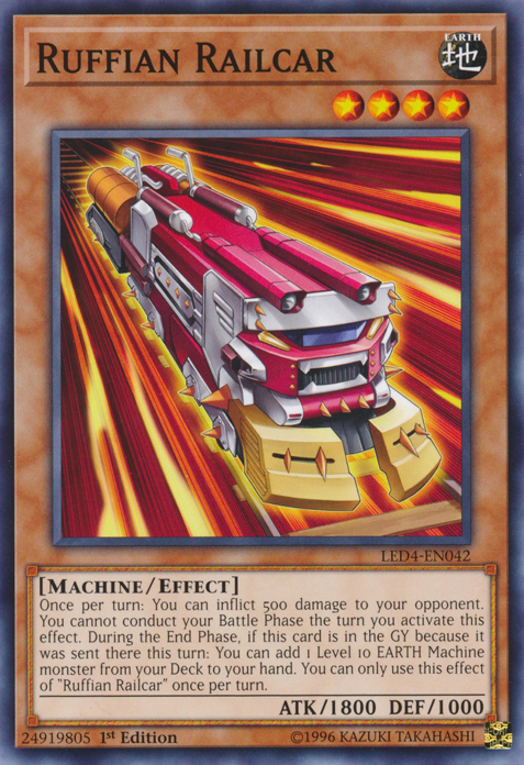 Ruffian Railcar [LED4-EN042] Common | Jomio and Rueliete's Cards and Comics