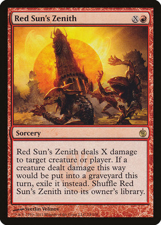 Red Sun's Zenith [Mirrodin Besieged] | Jomio and Rueliete's Cards and Comics