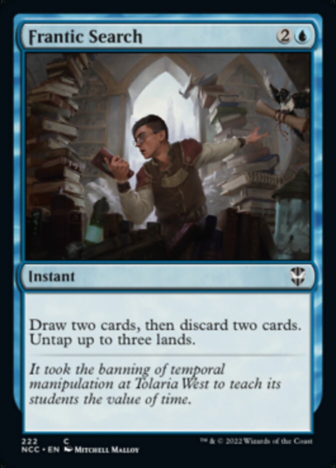 Frantic Search [Streets of New Capenna Commander] | Jomio and Rueliete's Cards and Comics