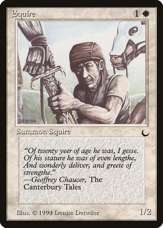 Squire [The Dark] | Jomio and Rueliete's Cards and Comics