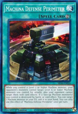 Machina Defense Perimeter [SR10-EN024] Common | Jomio and Rueliete's Cards and Comics