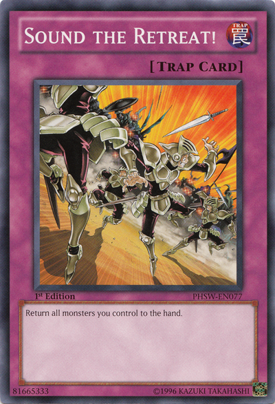 Sound the Retreat! [PHSW-EN077] Common | Jomio and Rueliete's Cards and Comics