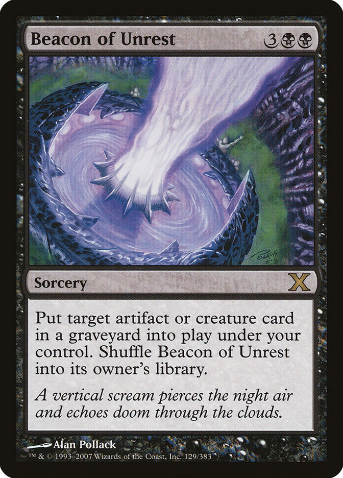 Beacon of Unrest [Tenth Edition] | Jomio and Rueliete's Cards and Comics
