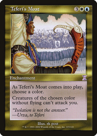 Teferi's Moat [Time Spiral Timeshifted] | Jomio and Rueliete's Cards and Comics