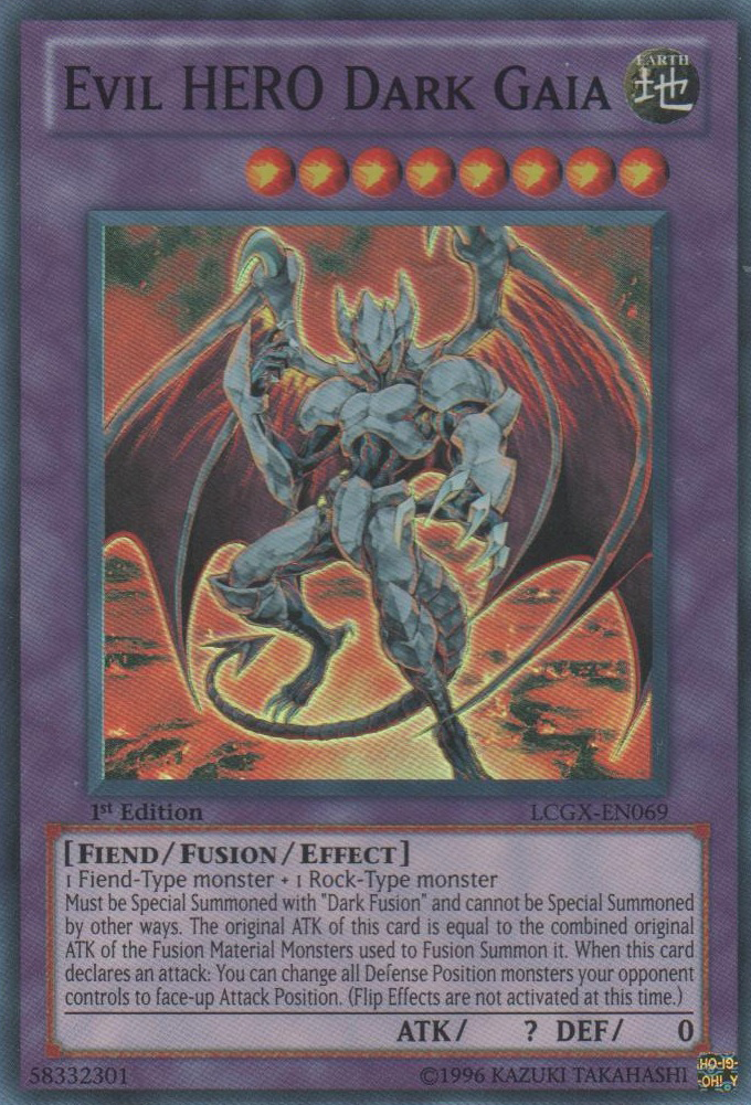 Evil HERO Dark Gaia [LCGX-EN069] Super Rare | Jomio and Rueliete's Cards and Comics