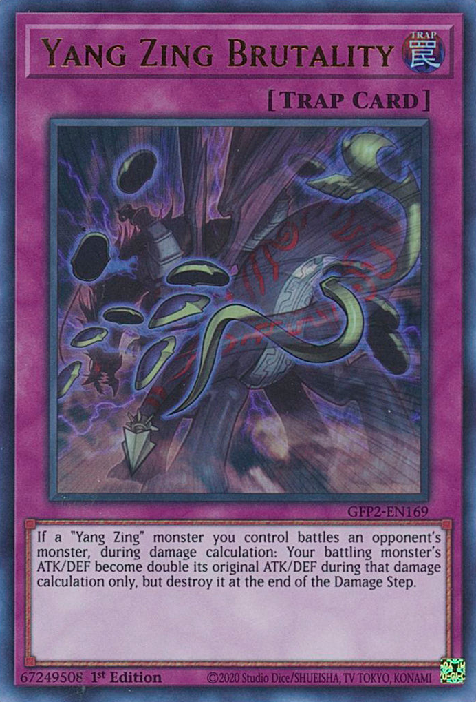 Yang Zing Brutality [GFP2-EN169] Ultra Rare | Jomio and Rueliete's Cards and Comics