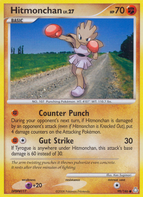 Hitmonchan (99/146) [Diamond & Pearl: Legends Awakened] | Jomio and Rueliete's Cards and Comics