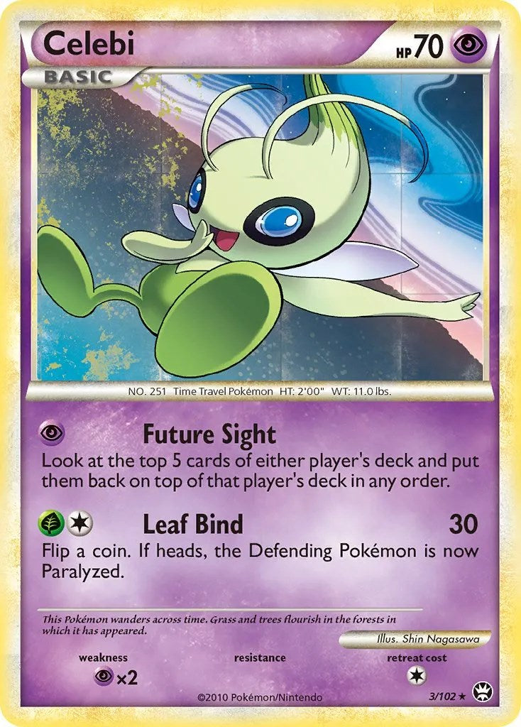 Celebi (3/102) (Movie Exclusive) [HeartGold & SoulSilver: Triumphant] | Jomio and Rueliete's Cards and Comics
