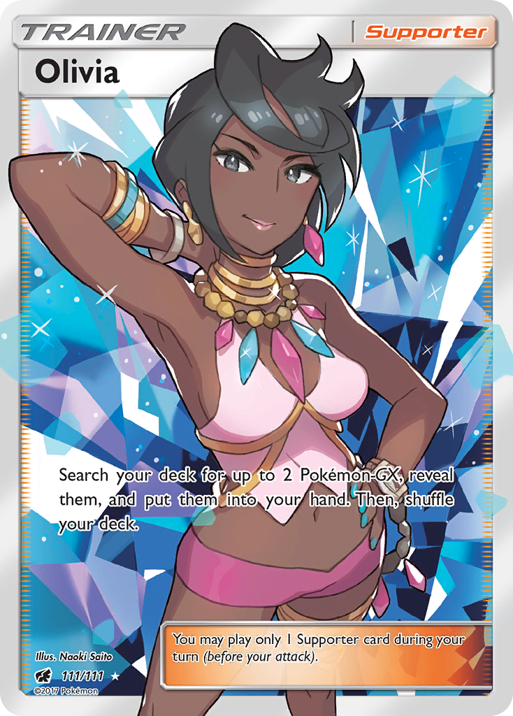Olivia (111/111) [Sun & Moon: Crimson Invasion] | Jomio and Rueliete's Cards and Comics