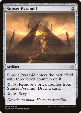 Sunset Pyramid [Hour of Devastation] | Jomio and Rueliete's Cards and Comics