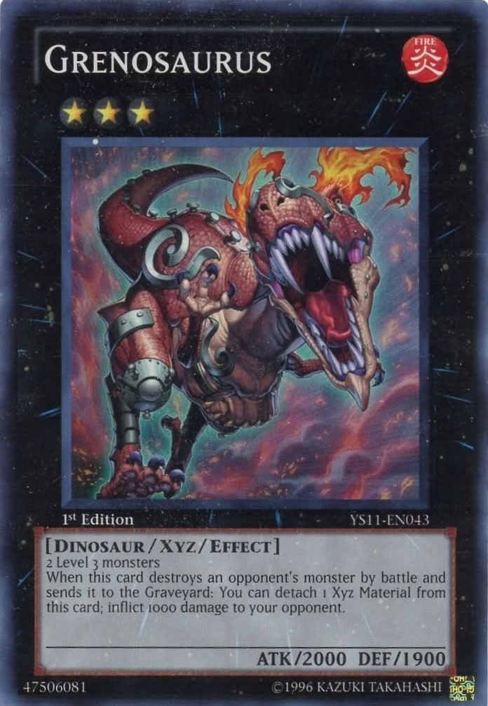 Grenosaurus [YS11-EN043] Super Rare | Jomio and Rueliete's Cards and Comics