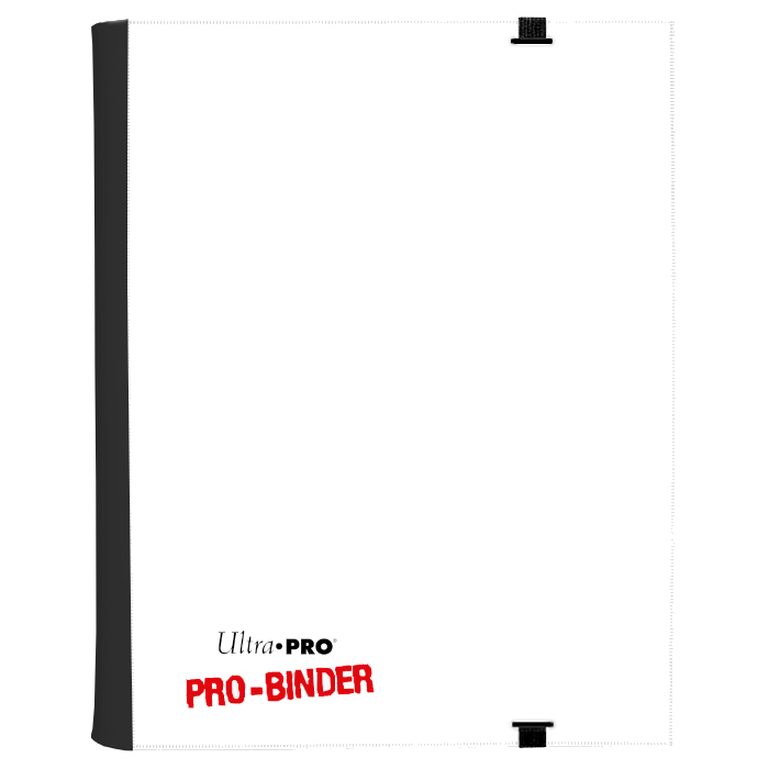 Ultra PRO: Flip PRO-Binder 4-Pocket Side-Loading (Red / White) | Jomio and Rueliete's Cards and Comics