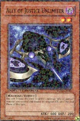 Ally of Justice Unlimiter [DT02-EN081] Common | Jomio and Rueliete's Cards and Comics