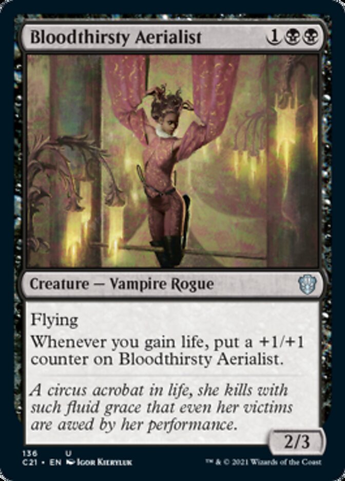 Bloodthirsty Aerialist [Commander 2021] | Jomio and Rueliete's Cards and Comics
