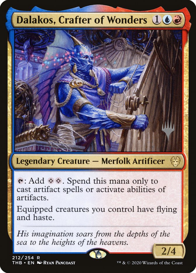 Dalakos, Crafter of Wonders (Promo Pack) [Theros Beyond Death Promos] | Jomio and Rueliete's Cards and Comics