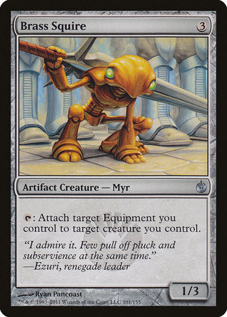 Brass Squire [Mirrodin Besieged] | Jomio and Rueliete's Cards and Comics