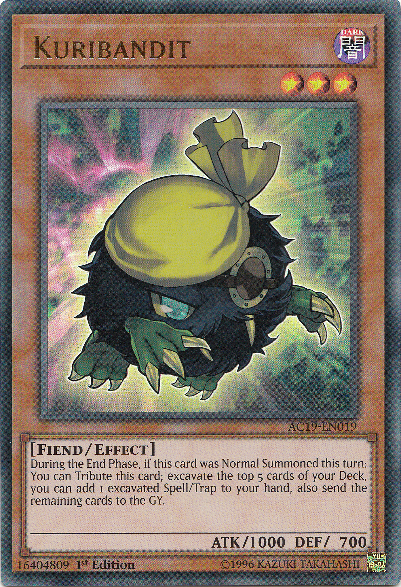 Kuribandit [AC19-EN019] Ultra Rare | Jomio and Rueliete's Cards and Comics