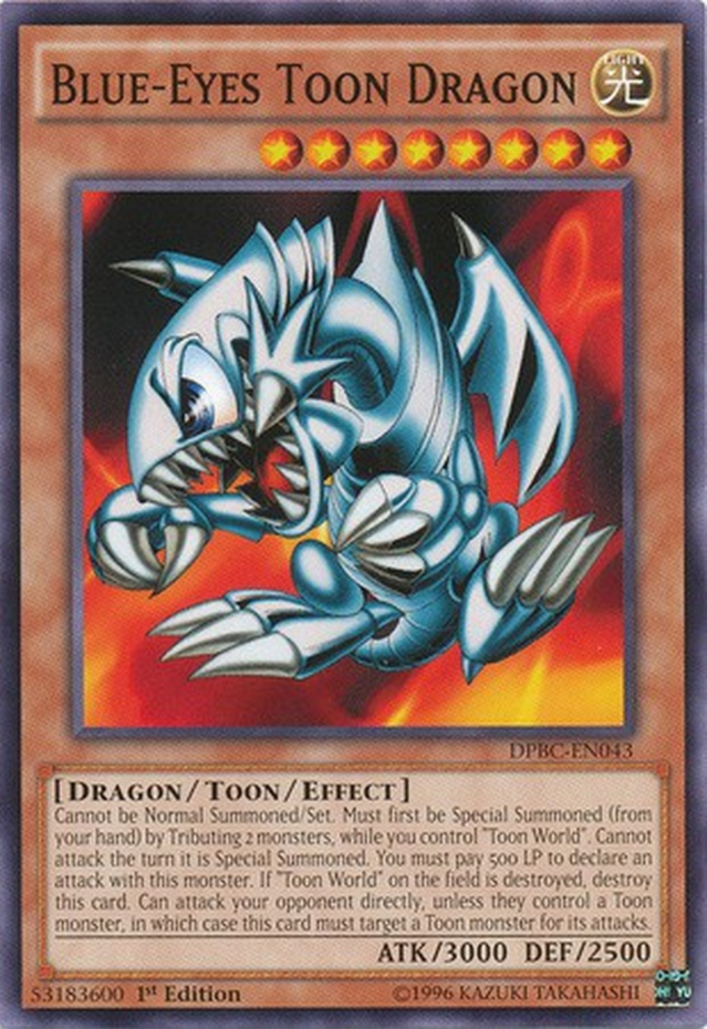 Blue-Eyes Toon Dragon [DPBC-EN043] Common | Jomio and Rueliete's Cards and Comics
