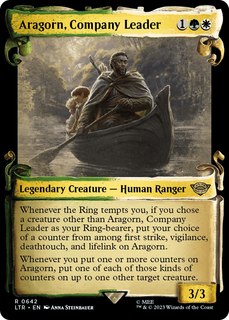 Aragorn, Company Leader [The Lord of the Rings: Tales of Middle-Earth Showcase Scrolls] | Jomio and Rueliete's Cards and Comics