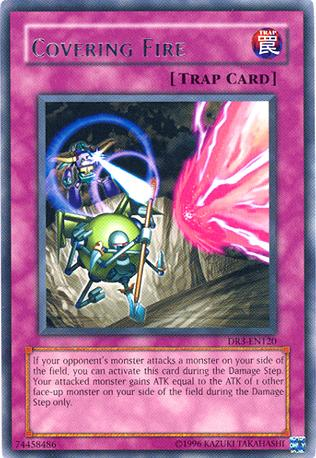 Covering Fire [DR3-EN120] Rare | Jomio and Rueliete's Cards and Comics