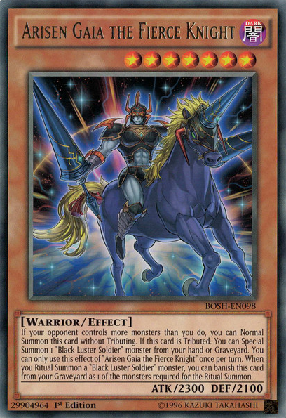Arisen Gaia the Fierce Knight [BOSH-EN098] Rare | Jomio and Rueliete's Cards and Comics