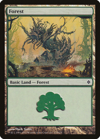 Forest (174) [New Phyrexia] | Jomio and Rueliete's Cards and Comics