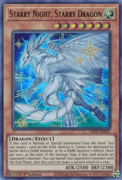 Starry Night, Starry Dragon [GFTP-EN027] Ultra rare | Jomio and Rueliete's Cards and Comics