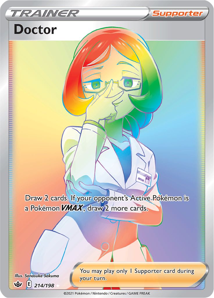 Doctor (214/198) [Sword & Shield: Chilling Reign] | Jomio and Rueliete's Cards and Comics