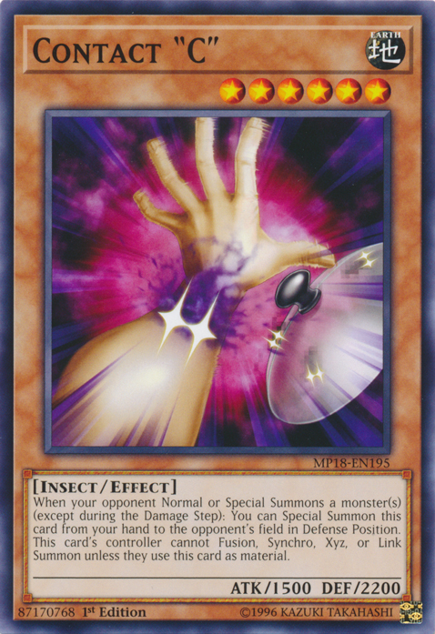 Contact "C" [MP18-EN195] Common | Jomio and Rueliete's Cards and Comics