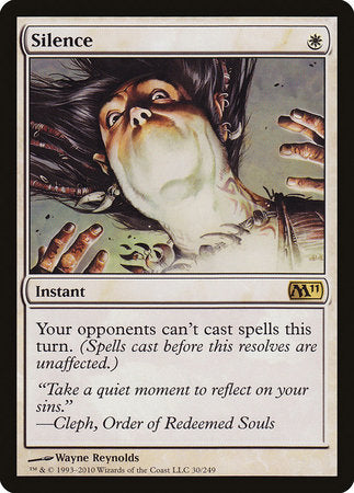 Silence [Magic 2011] | Jomio and Rueliete's Cards and Comics