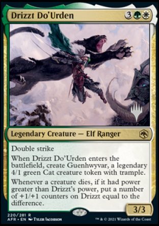 Drizzt Do'Urden (Promo Pack) [Dungeons & Dragons: Adventures in the Forgotten Realms Promos] | Jomio and Rueliete's Cards and Comics