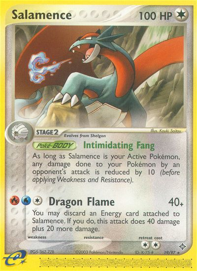 Salamence (19/97) [EX: Dragon] | Jomio and Rueliete's Cards and Comics
