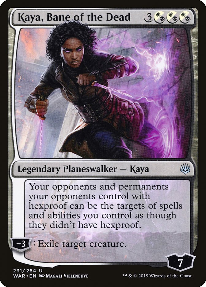 Kaya, Bane of the Dead [War of the Spark] | Jomio and Rueliete's Cards and Comics
