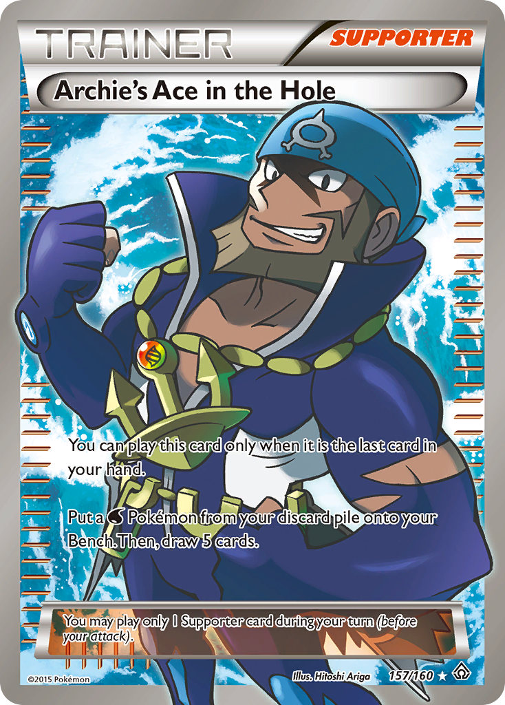 Archie's Ace in the Hole (157/160) [XY: Primal Clash] | Jomio and Rueliete's Cards and Comics
