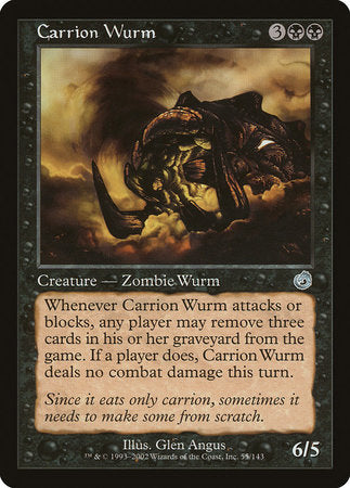 Carrion Wurm [Torment] | Jomio and Rueliete's Cards and Comics