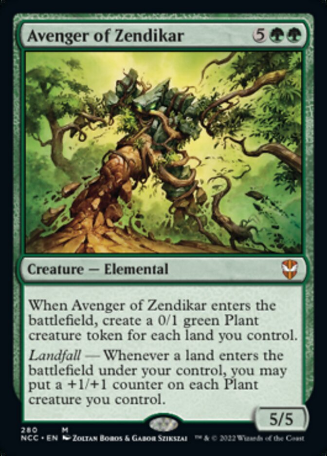 Avenger of Zendikar [Streets of New Capenna Commander] | Jomio and Rueliete's Cards and Comics