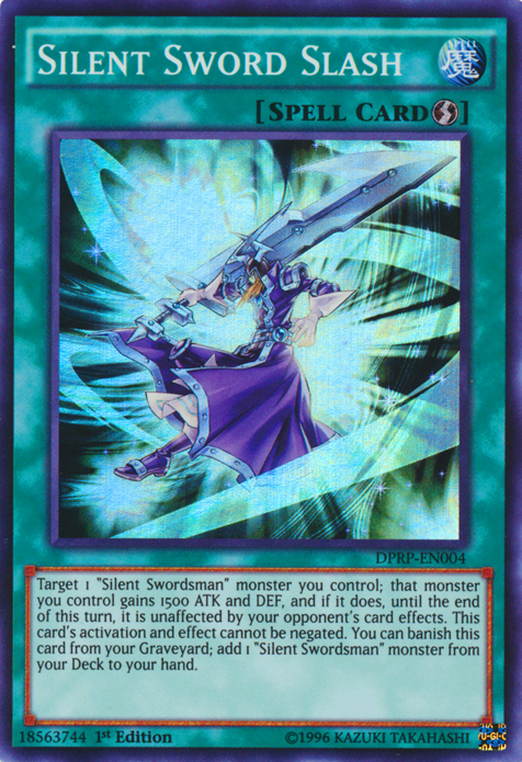 Silent Sword Slash [DPRP-EN004] Super Rare | Jomio and Rueliete's Cards and Comics