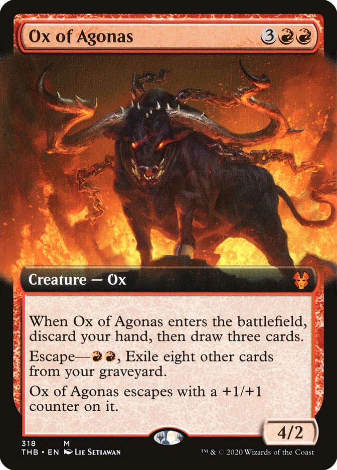 Ox of Agonas (Extended Art) [Theros Beyond Death] | Jomio and Rueliete's Cards and Comics