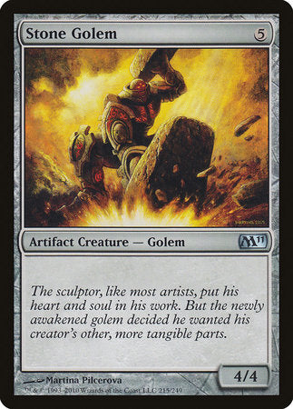 Stone Golem [Magic 2011] | Jomio and Rueliete's Cards and Comics
