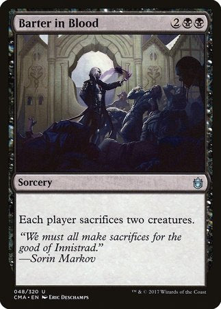 Barter in Blood [Commander Anthology] | Jomio and Rueliete's Cards and Comics