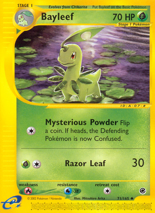 Bayleef (71/165) [Expedition: Base Set] | Jomio and Rueliete's Cards and Comics