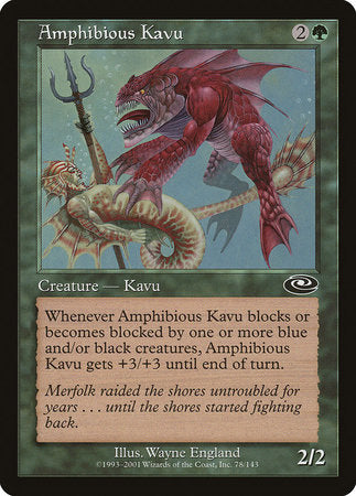 Amphibious Kavu [Planeshift] | Jomio and Rueliete's Cards and Comics