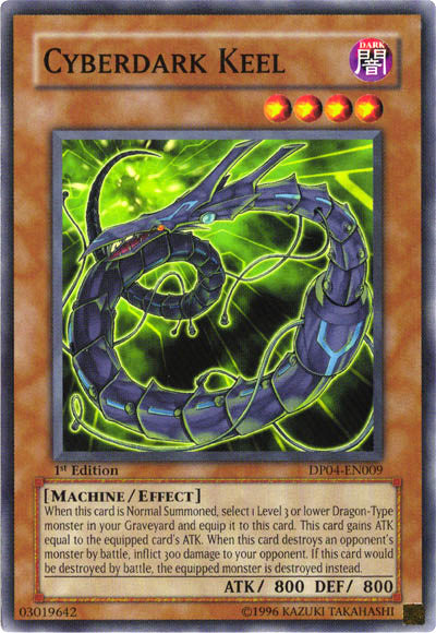 Cyberdark Keel [DP04-EN009] Common | Jomio and Rueliete's Cards and Comics