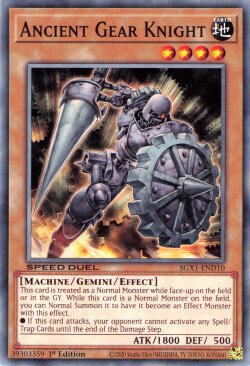 Ancient Gear Knight [SGX1-END10] Common | Jomio and Rueliete's Cards and Comics