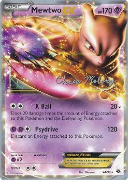 Mewtwo EX (54/99) (Eeltwo - Chase Moloney) [World Championships 2012] | Jomio and Rueliete's Cards and Comics